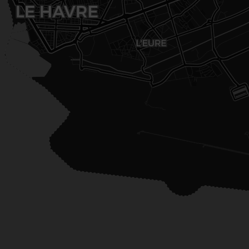 Kaart van Bassin Du Commerce