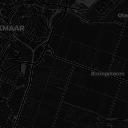 Kaart van Geestmerambacht Zuid