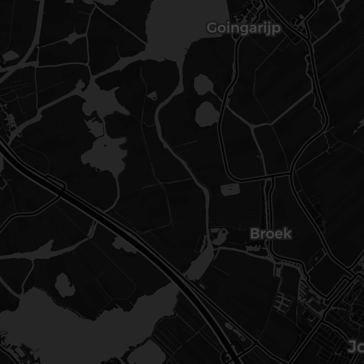 Kaart van Luinjeberd (Tjalleberd)