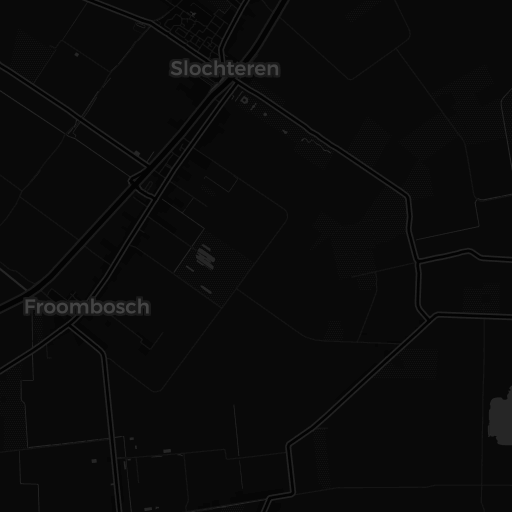 Kaart van Botjes Zandgat
