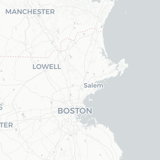 mapa del centro de boston