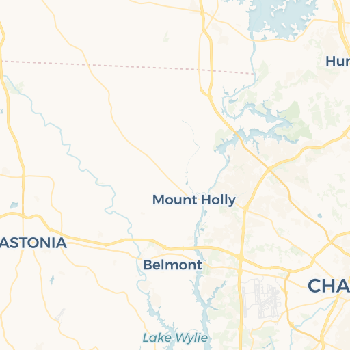 Map of the Lake Norman service area