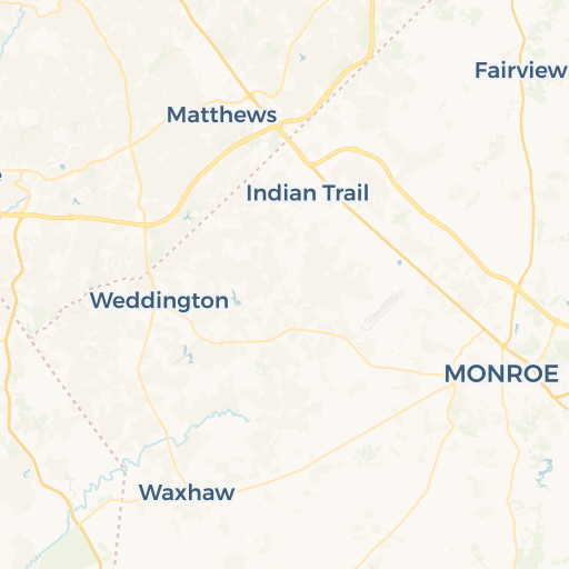 Map of the Lake Norman service area