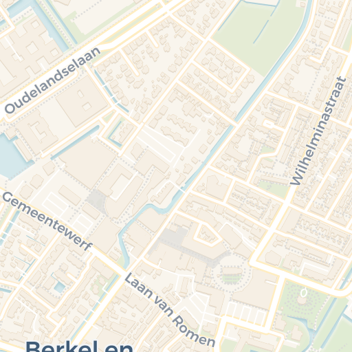 Kaart van de omgeving